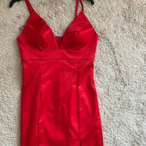 Guess Red Satin Dress